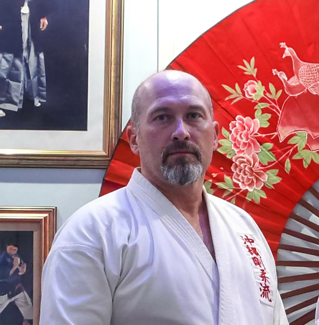 Sensei Davide Stivanello nel dojo